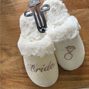 White Bride Slippers
